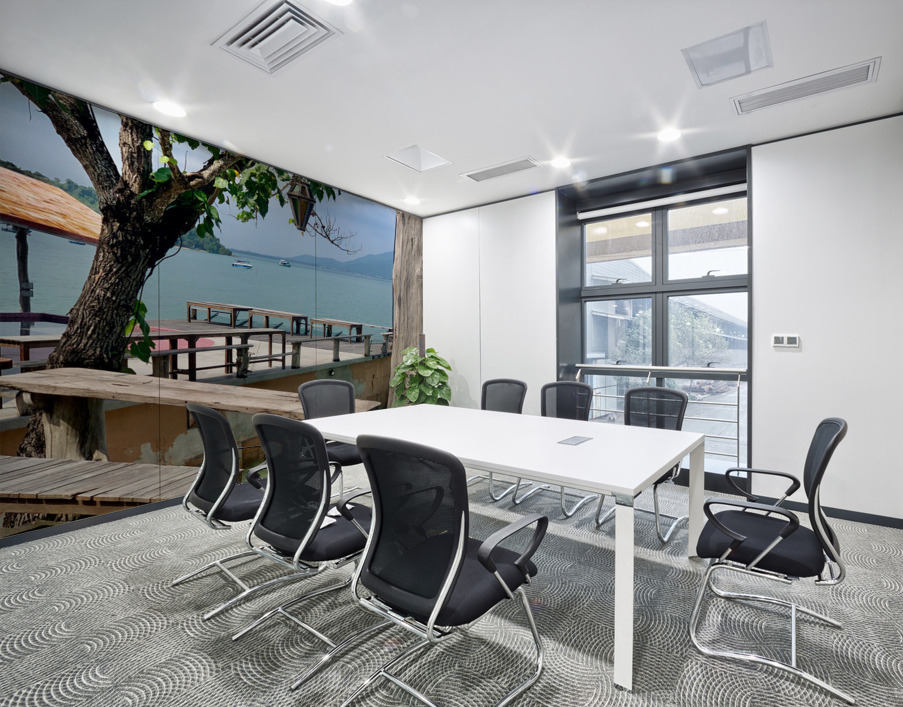 Patio with a View Wall Printing