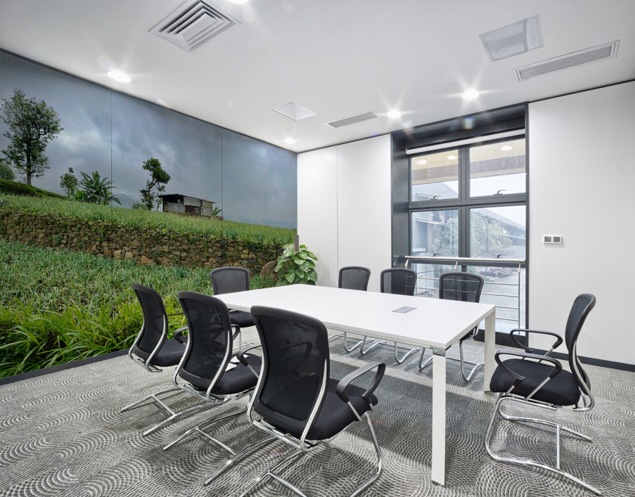 Leveled Field House Wall Printing