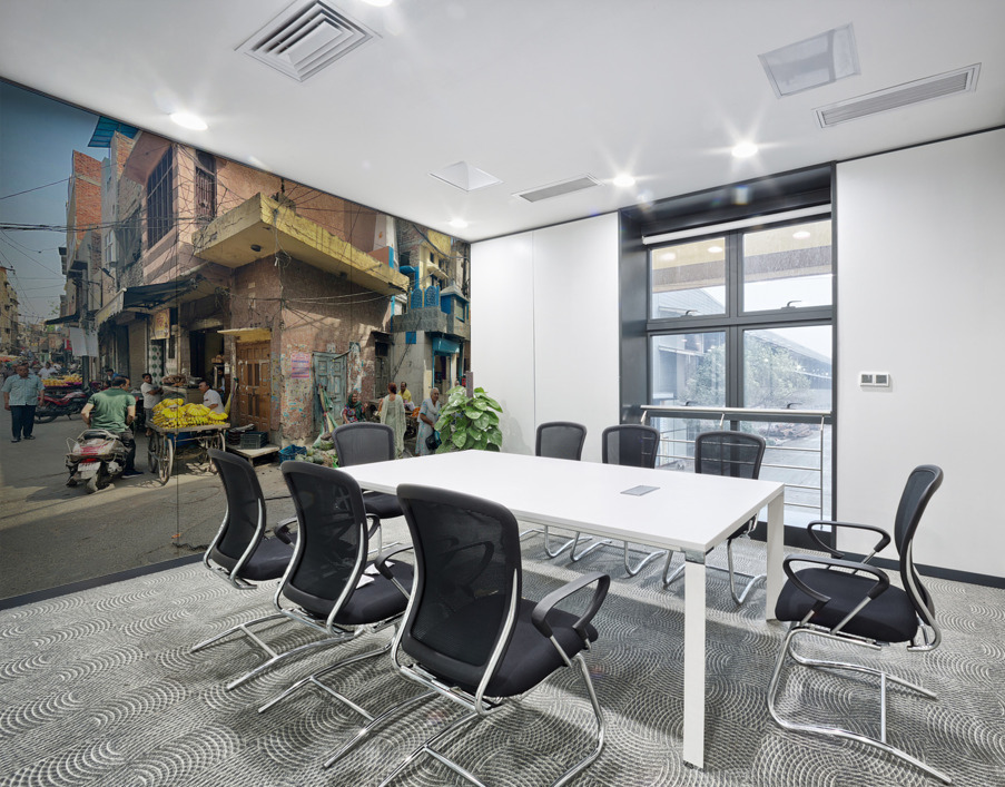 Amritsar Street Corner Wall Printing