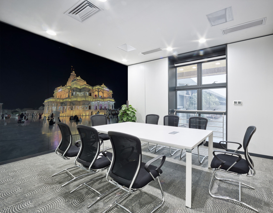 Prem Mandir Vrindavan 7 Wall Printing