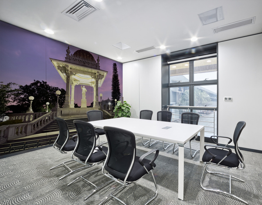 Mysore City Hall Statue Wall Printing