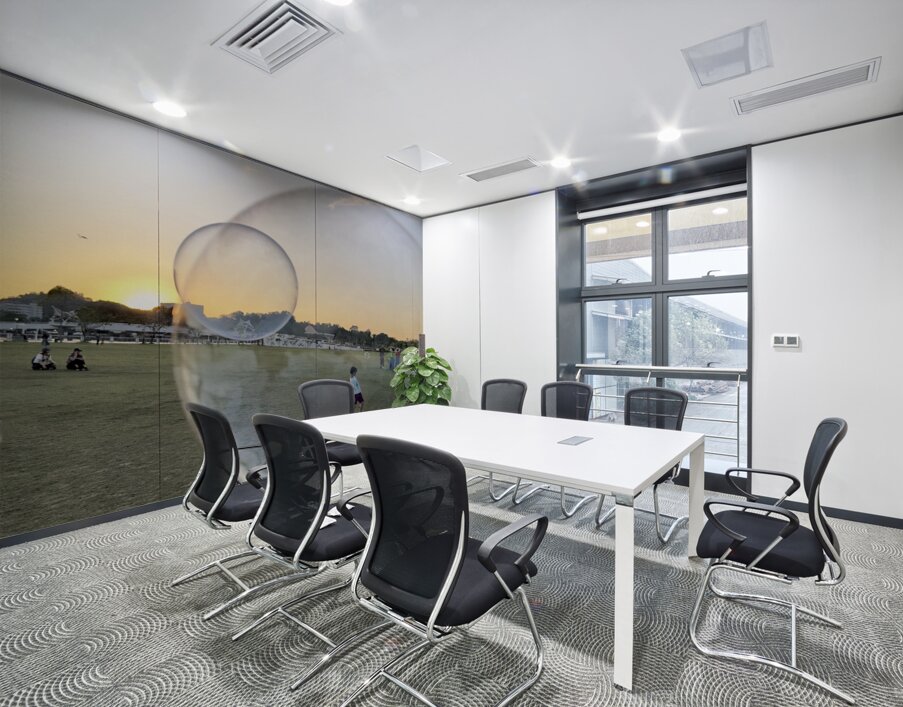 Bubble Sunset Brunei Wall Printing