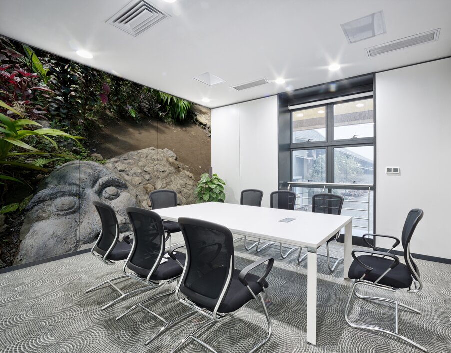 Face in the Ground Munduk Bali Wall Printing