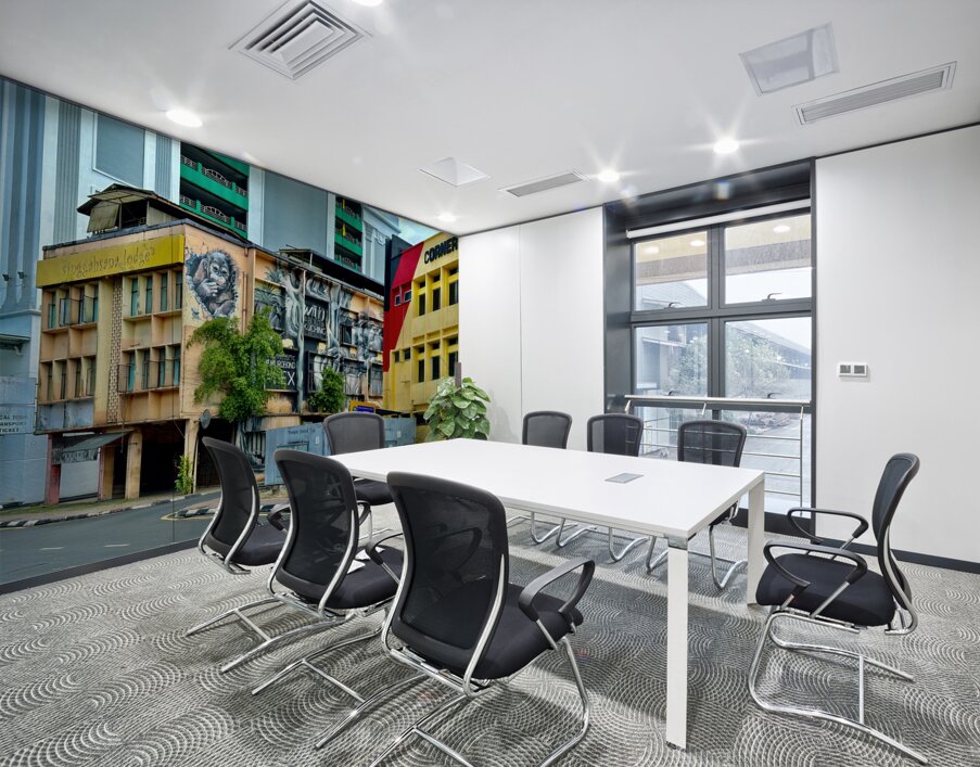 The Streets of Kuching Borneo Wall Printing