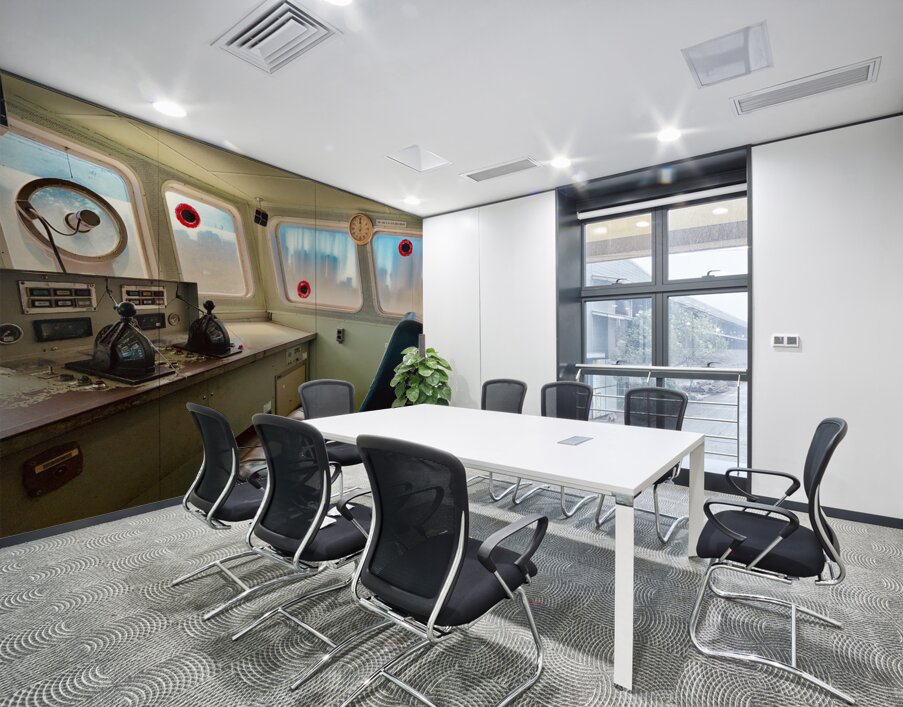 Army Boat Cabin Seoul South Korea Wall Printing