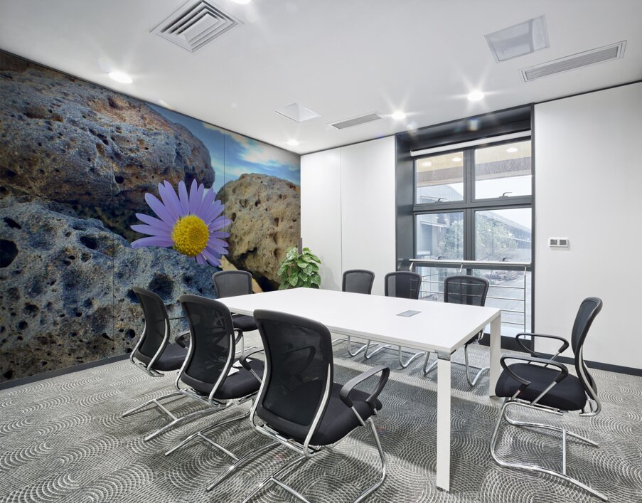 Flower on the Rocks Udo South Korea Wall Printing