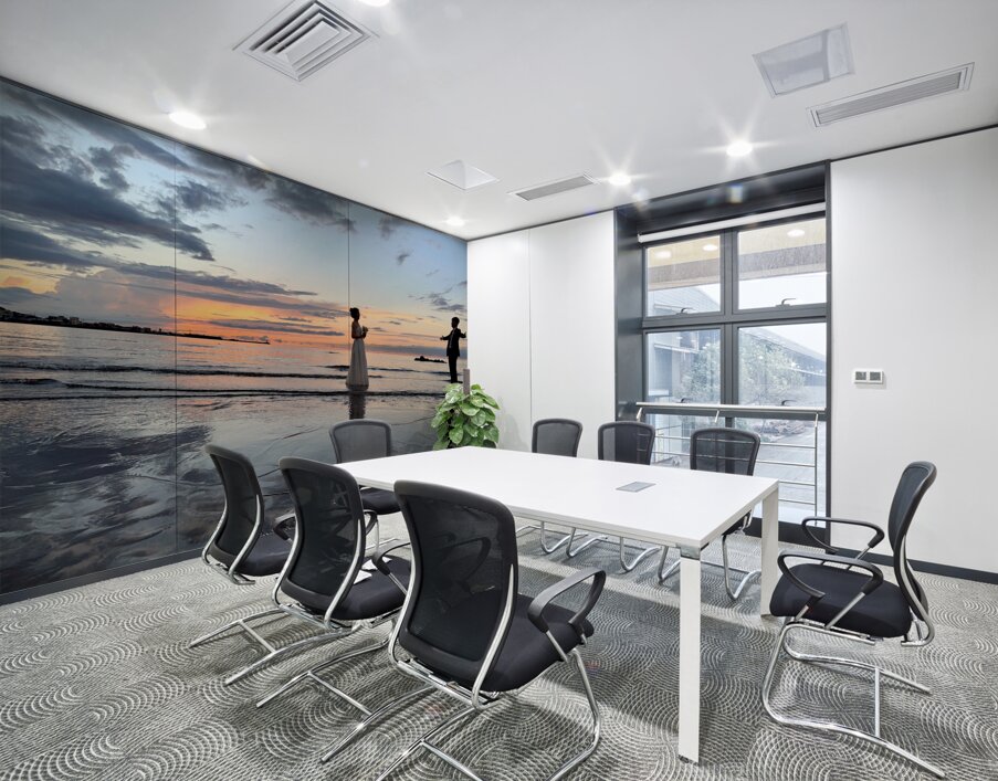 Newlyweds Sunset Beach Jeju South Korea 4 Wall Printing