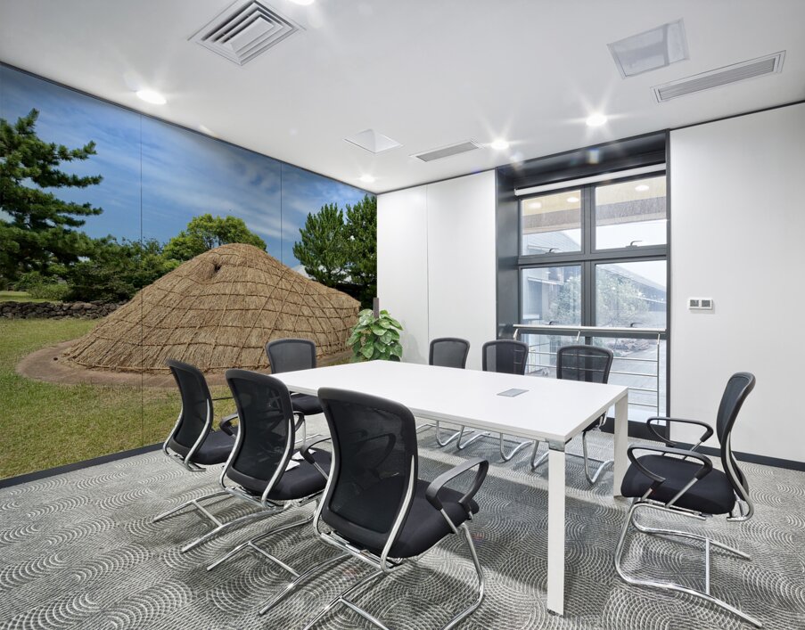 Traditional Village Hut Jeju South Korea 1 Wall Printing