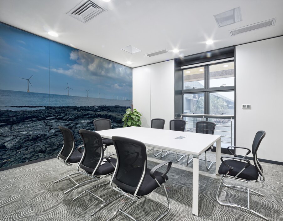 Wind Mills Jeju South Korea 2 Wall Printing