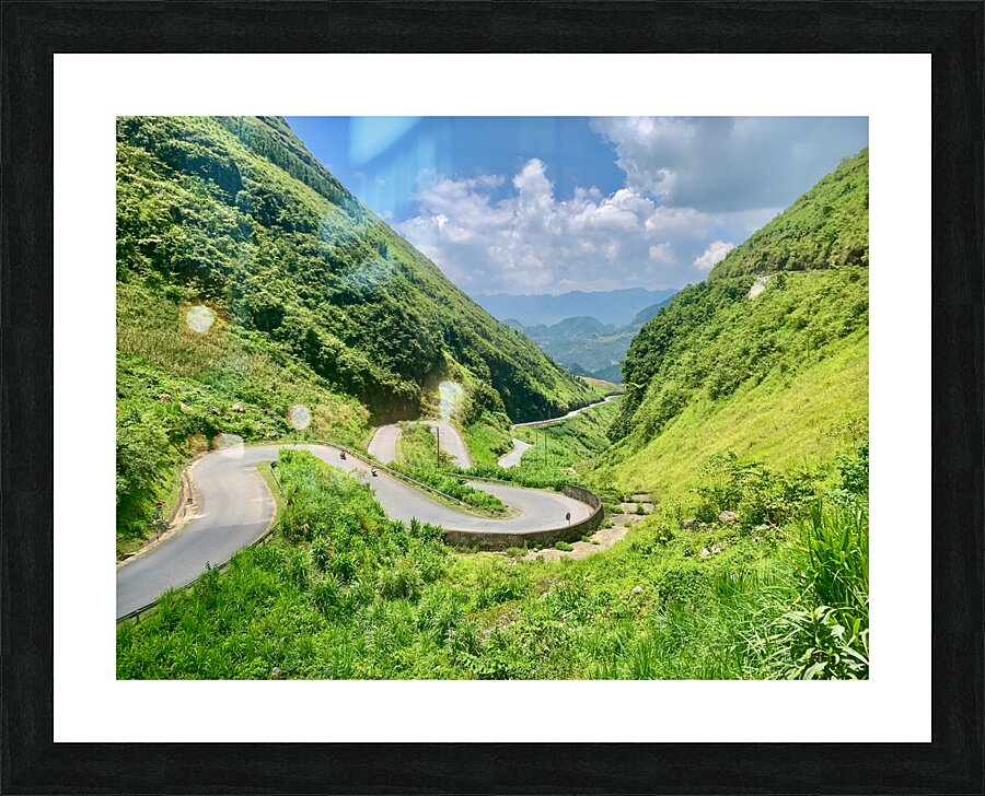S Road Picture Frame print