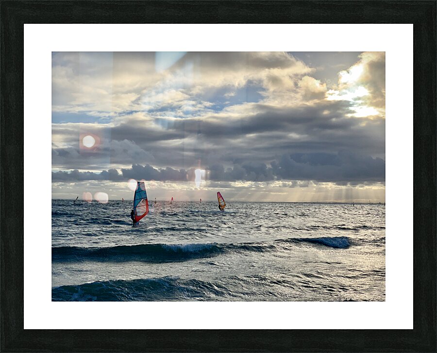 Surf and Sunlight Picture Frame print