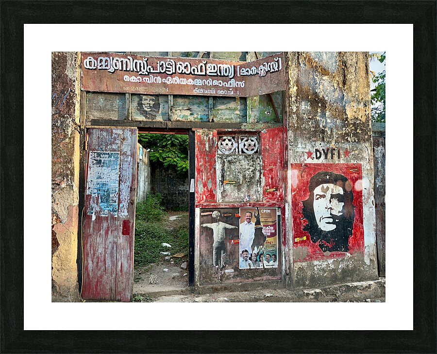 Graffiti Door Picture Frame print