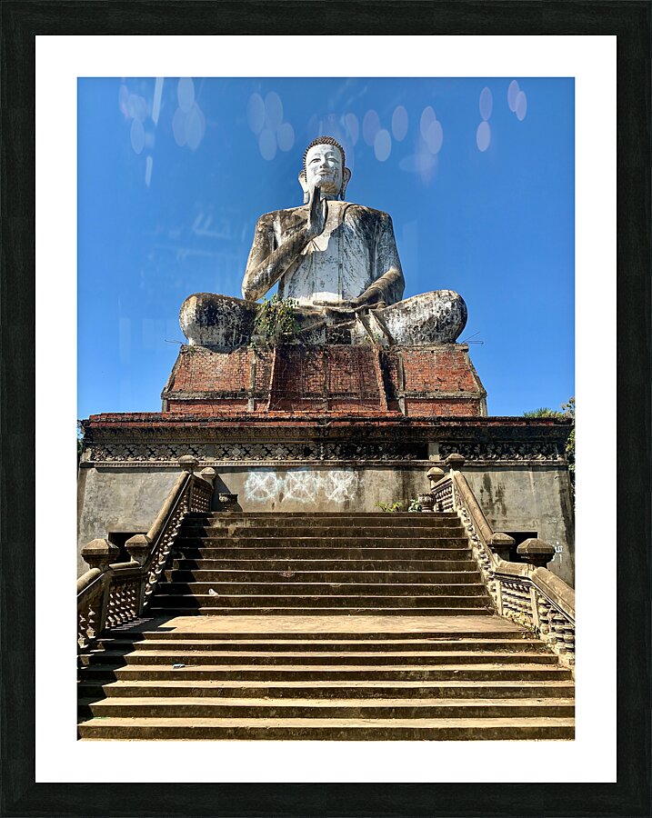 Buddha Monument Picture Frame print