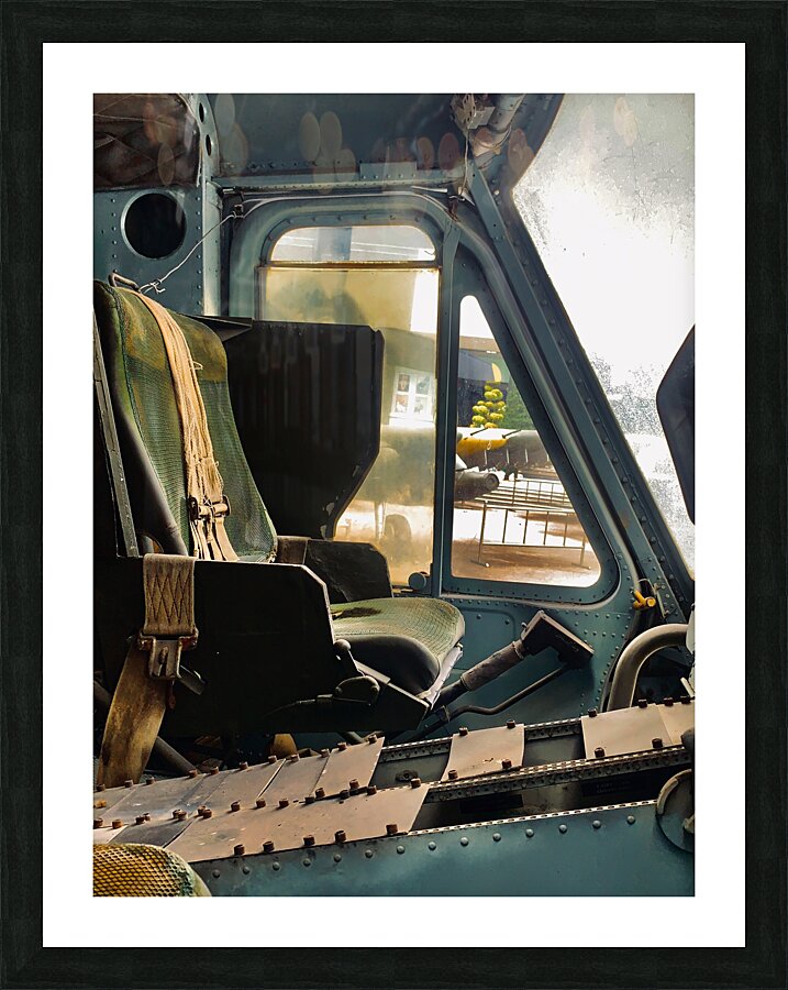 Inside the Helicopter Picture Frame print