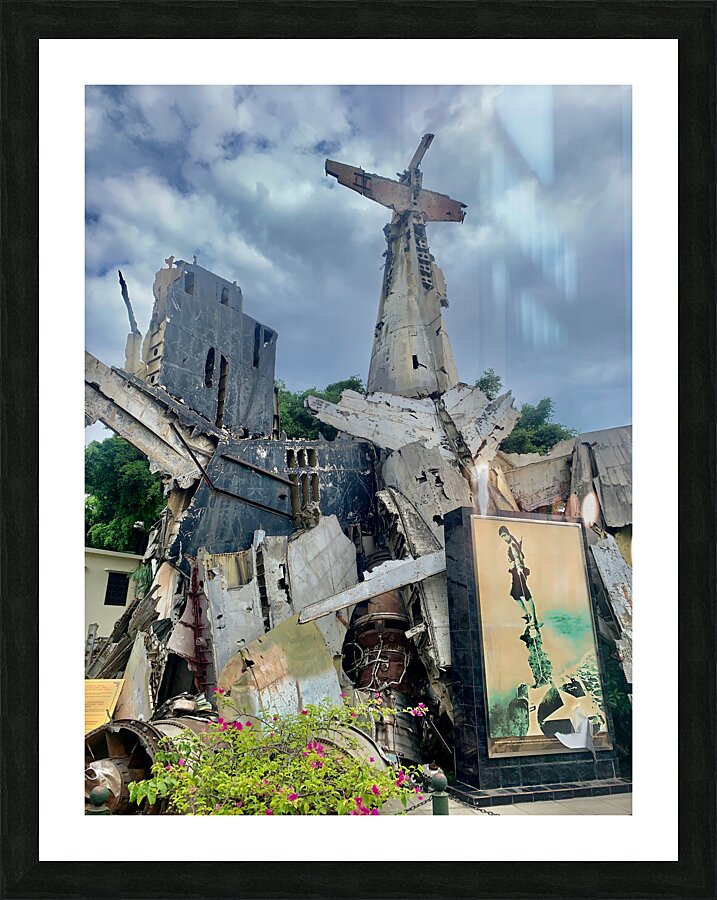 Plane Crash Debris Picture Frame print