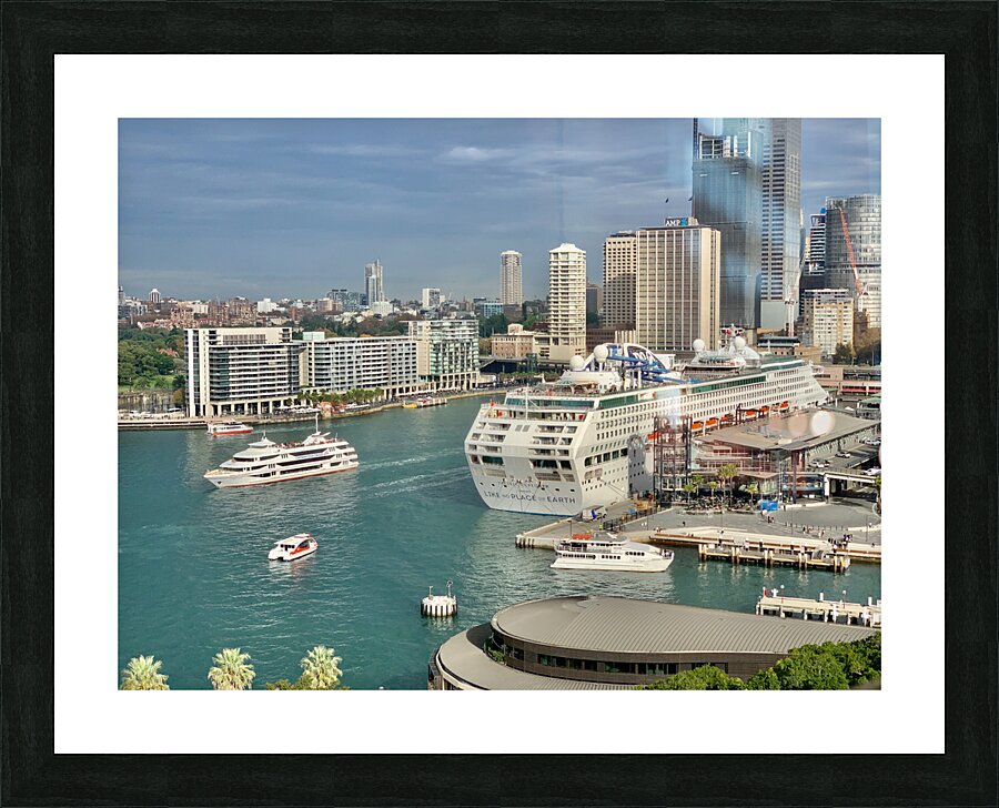 The Harbour Picture Frame print