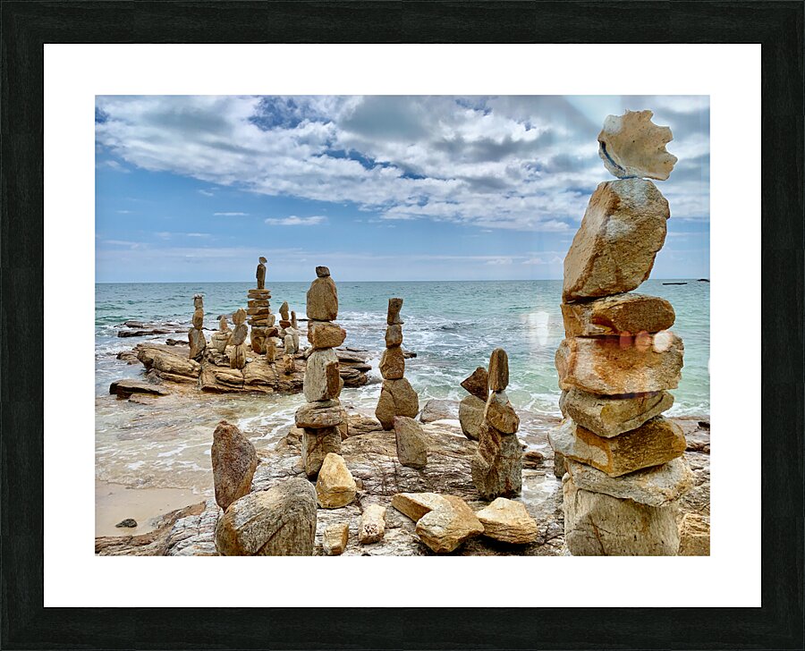 Rock Balancing 1 Picture Frame print