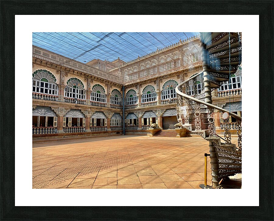 Palace Courtyard Picture Frame print