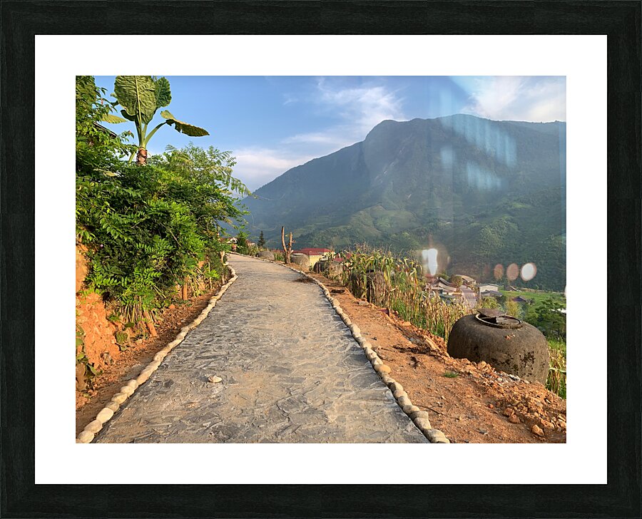 Follow The Road Picture Frame print