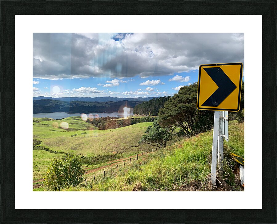 Go Right Picture Frame print