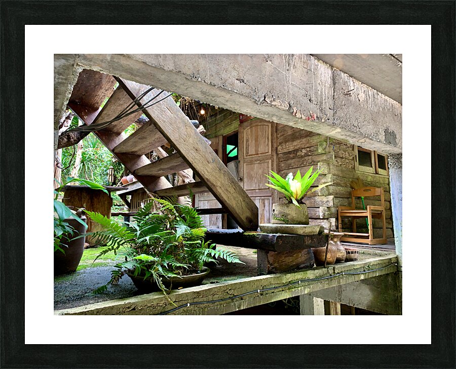 Zen House Picture Frame print