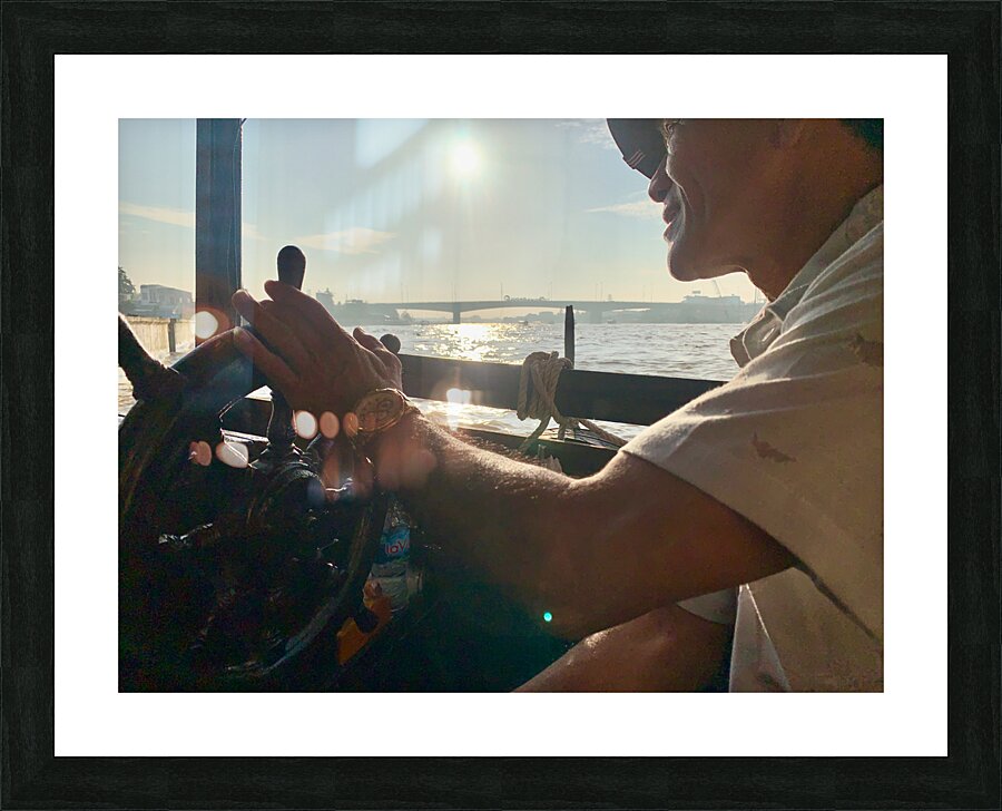 Boat Driver Picture Frame print