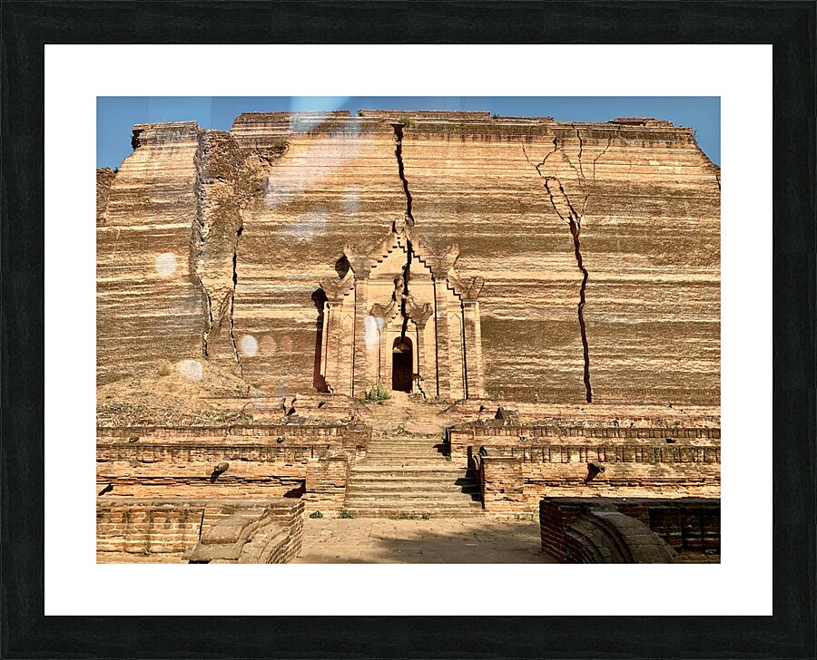 Mingun Pahtodawgyi 1 Picture Frame print