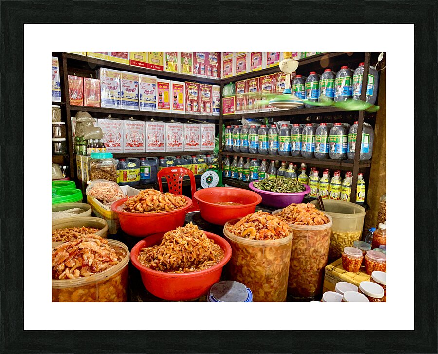 Shrimp Shop Picture Frame print