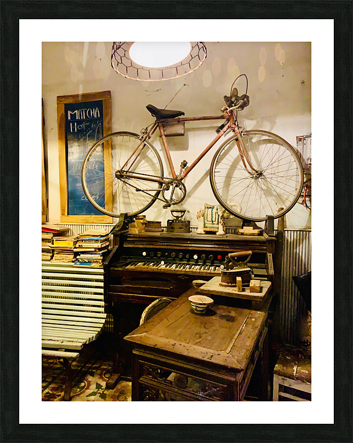 Cute Cafe Artifacts Picture Frame print