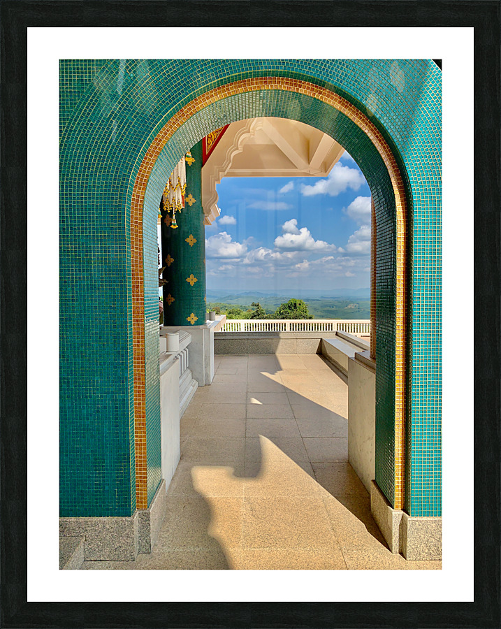 The stylish Wat Pa Phu Kon 4 Picture Frame print