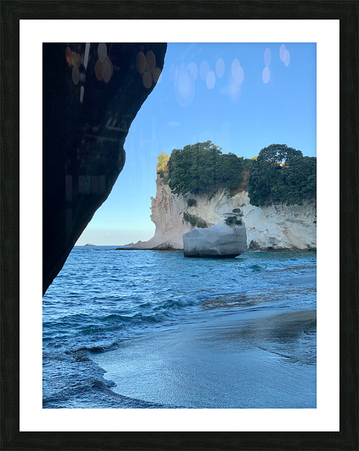 Cathedral Cove New Zealand 3 Picture Frame print