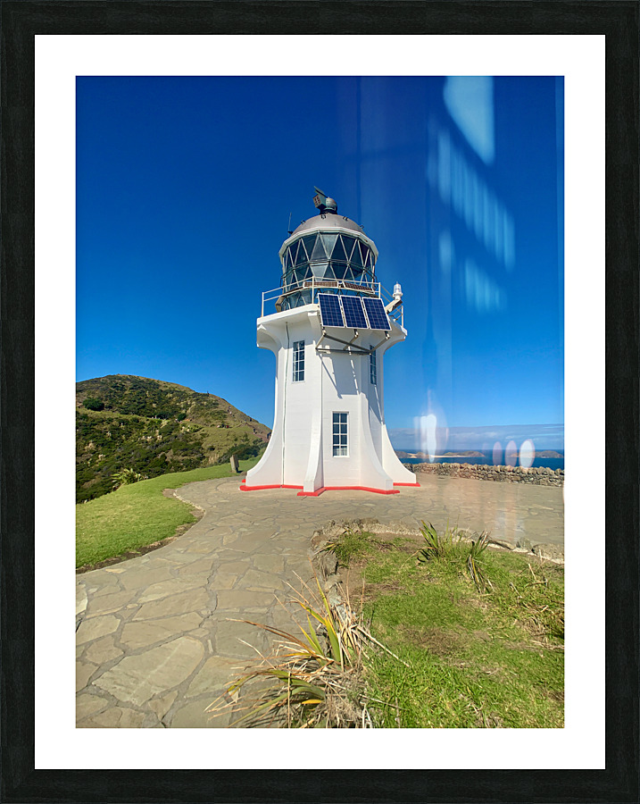 Cape Reinga Lighthouse New Zealand Picture Frame print