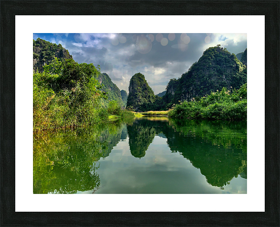 Ninh Binh Reflections Vietnam 3 Picture Frame print
