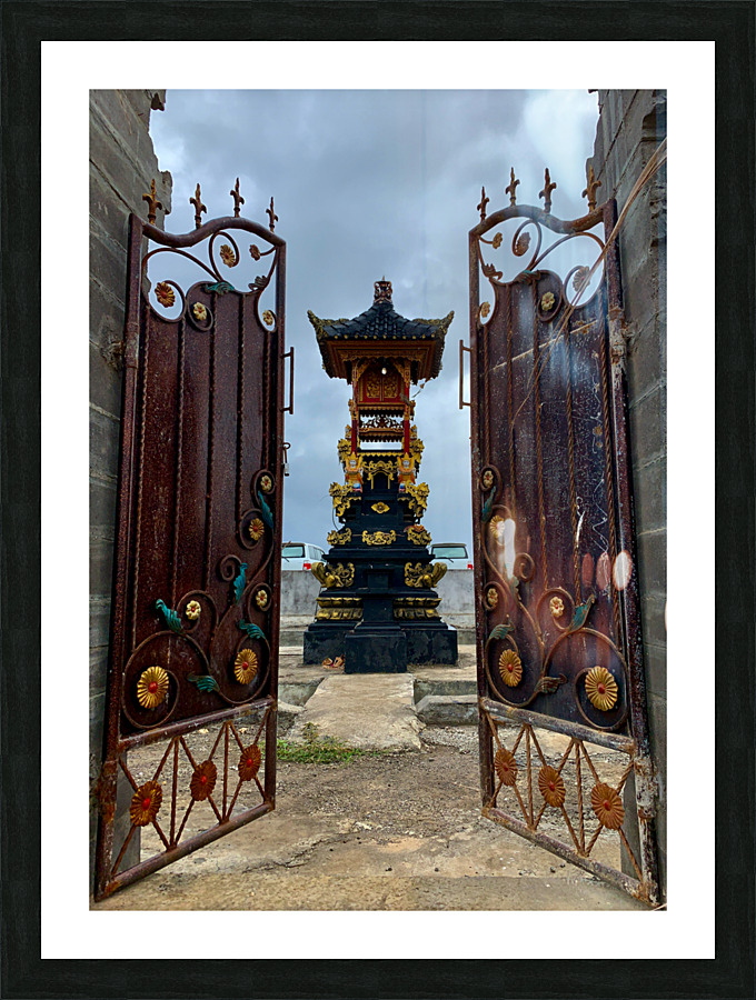 Temple s Gate Picture Frame print