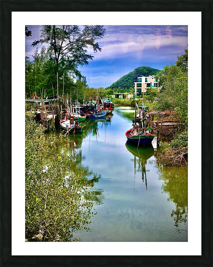 Colorful River 2 Picture Frame print