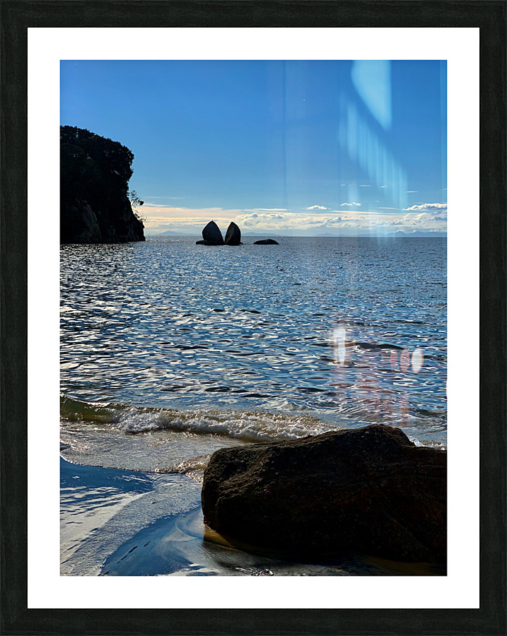 Split Apple Rock New Zealand 3 Picture Frame print