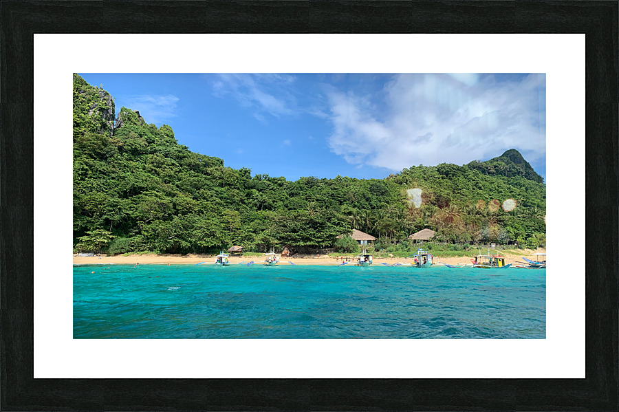 Little Beach Near Palawan Picture Frame print