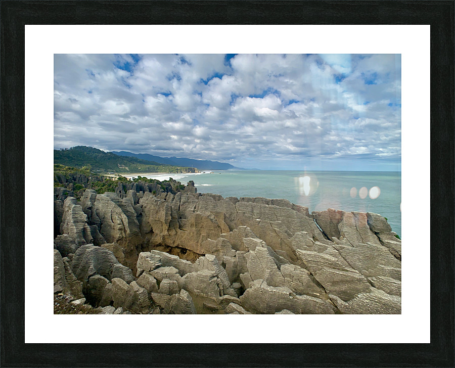 Punakaiki Pancake Rocks New Zealand 5 Picture Frame print