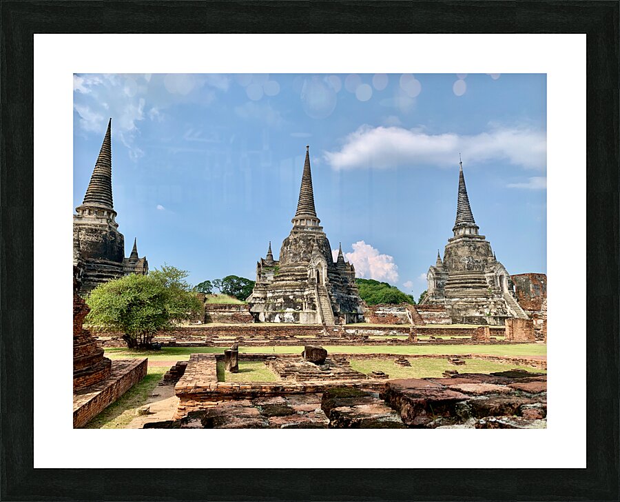 Ayutthaya Historical Park Temples 7 Picture Frame print