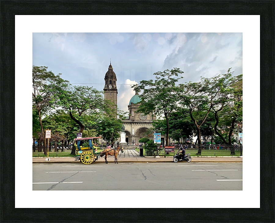 The Manila Cathedral Picture Frame print