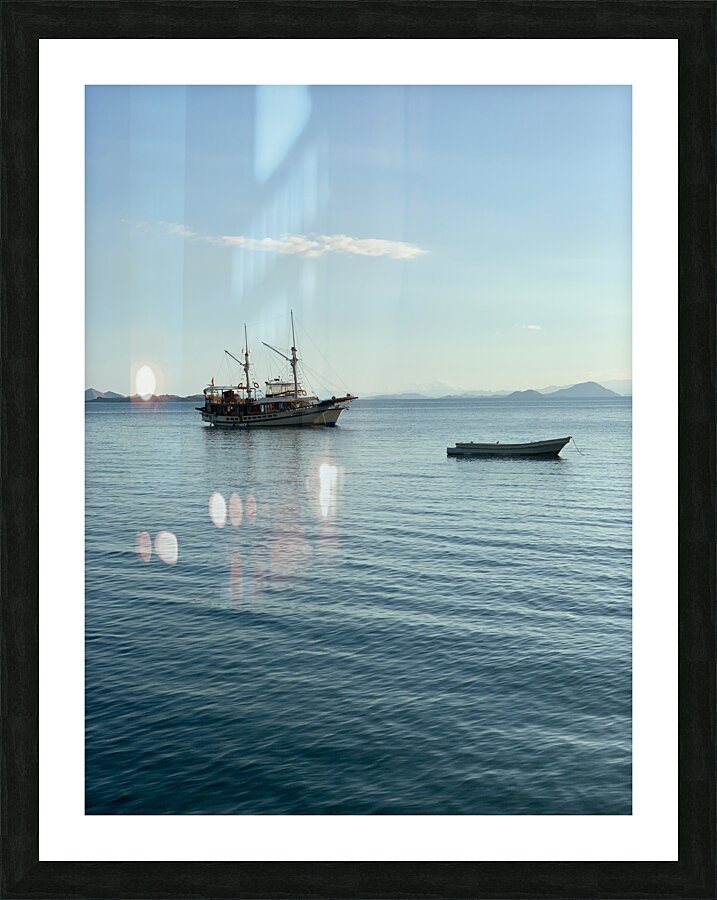 Boats on the Lake Picture Frame print