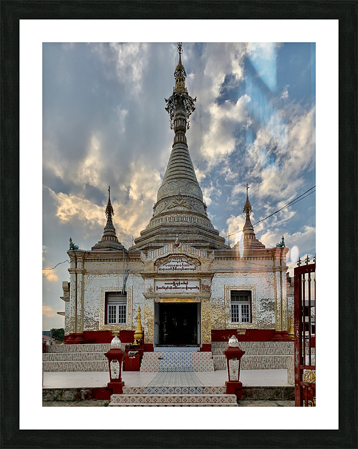 Kalaw Temple Myanmar Picture Frame print