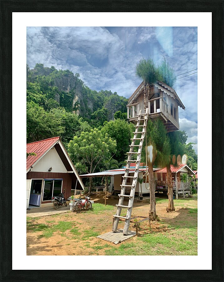 The Treehouse Picture Frame print