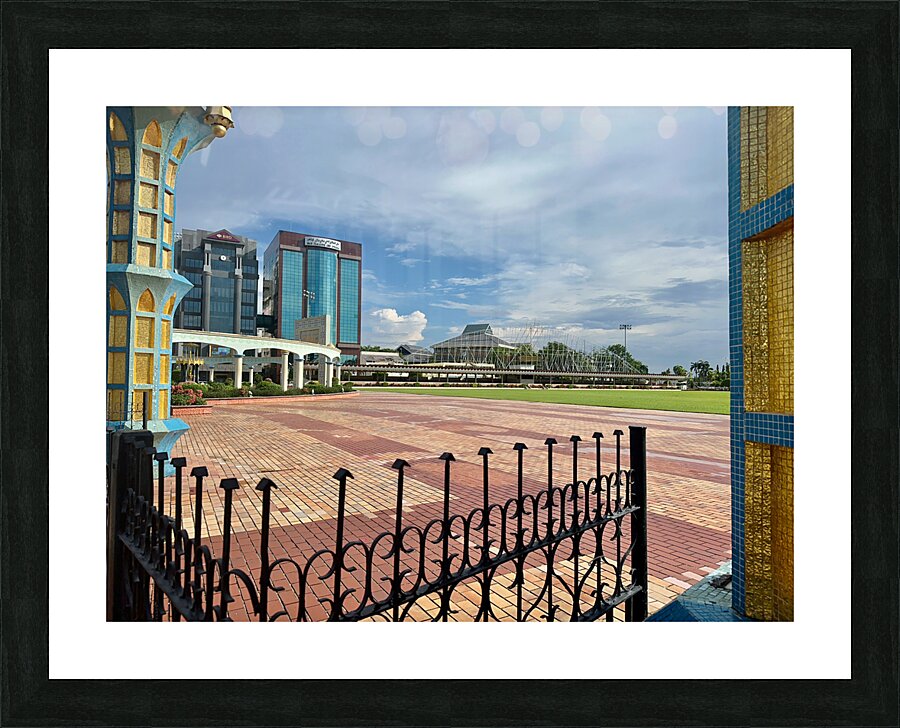 Bandar Seri Begawan City Center Brunei Picture Frame print