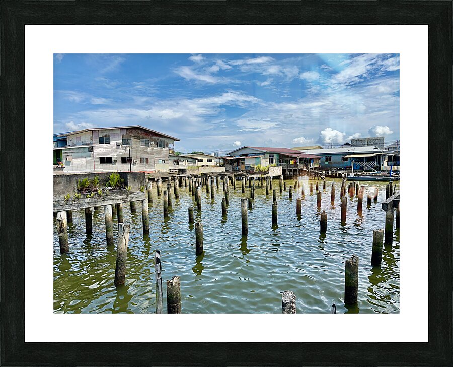 Kampong Ayer Floating Village Brunei 7 Picture Frame print