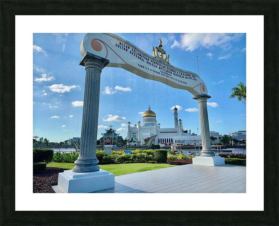 Omar Ali Saifuddien Mosque Collection Brunei 2 Picture Frame print