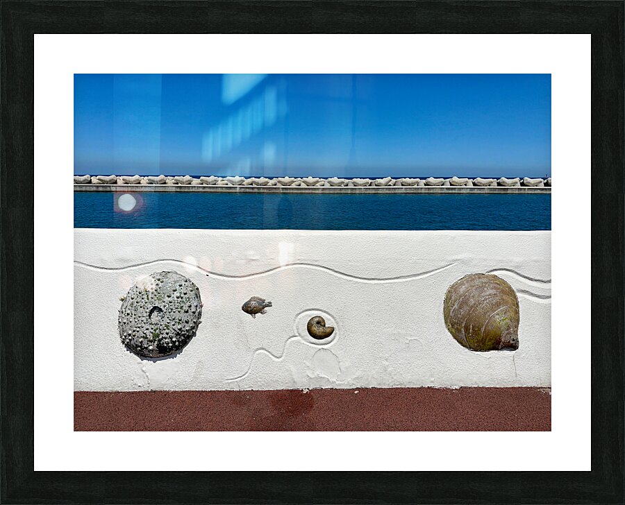 Boardwalk Jeju South Korea 2 Picture Frame print