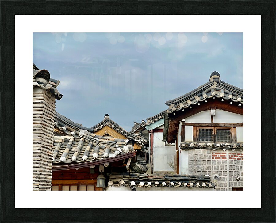 Bukchon Hanok Village Seoul Korea 8 Picture Frame print