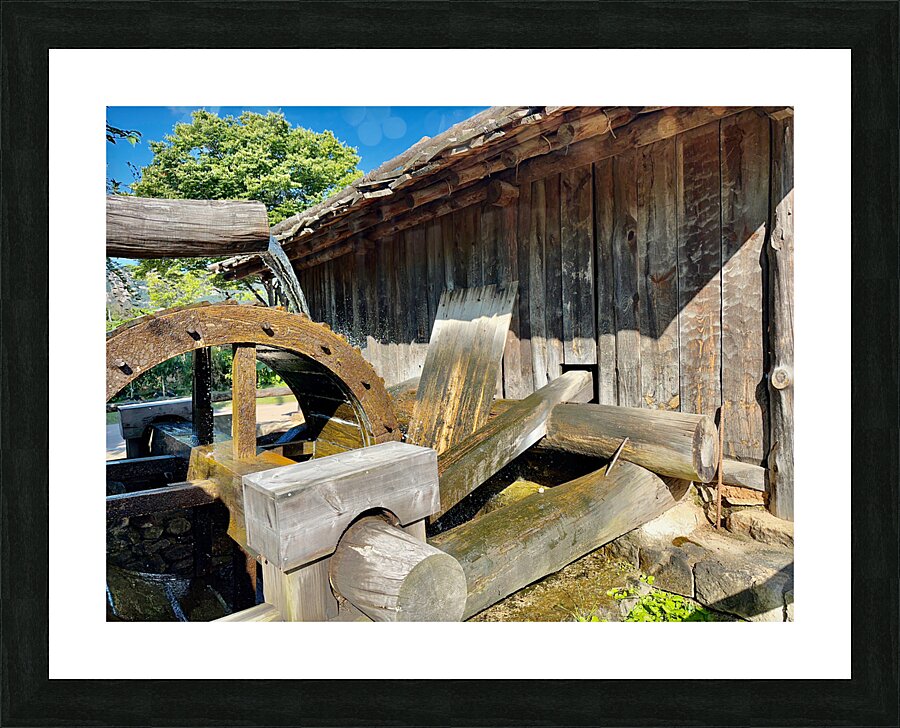 Water Wheel Seoul South Korea Picture Frame print