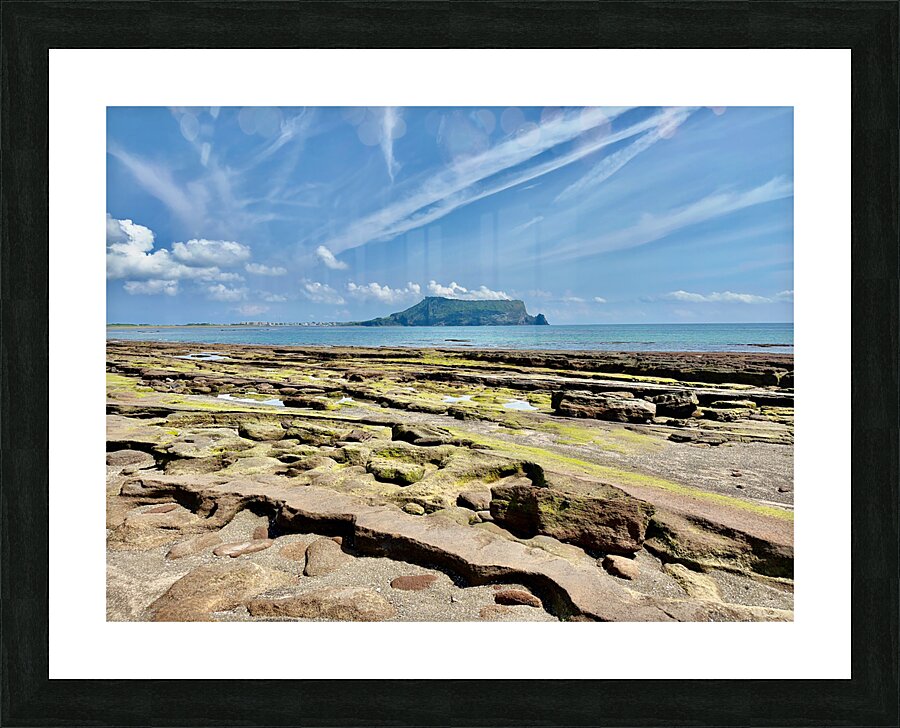 Seongsan Ilchulbong Jeju South Korea 2 Picture Frame print